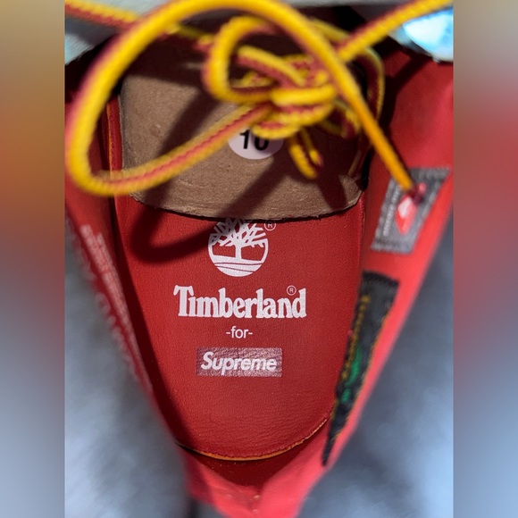 NEW 6M Supreme X Timberland Premium Turquoise ICE BLUE Waterproof Nubuck Boots - Picture 6 of 13